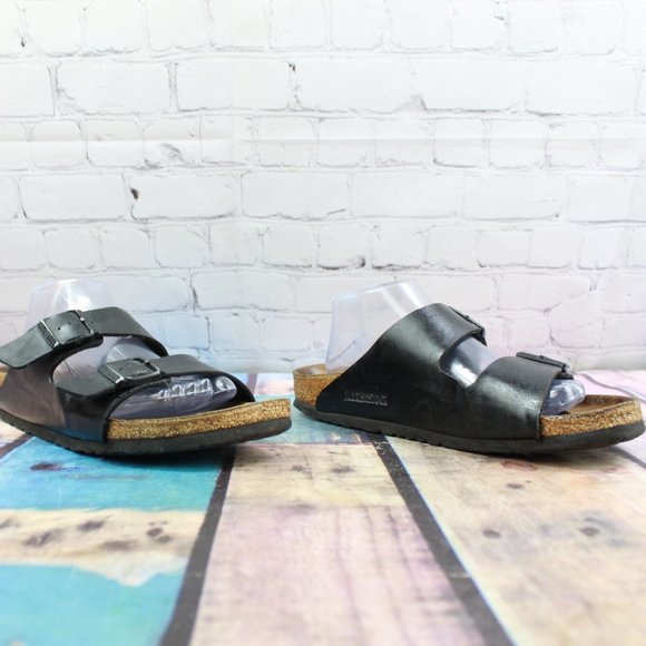 Birkenstock Betula Leather Strap Sandals M 9/L 11 - Picture 3 of 9